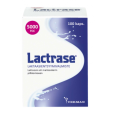 Препарат с ферментом лактаза LACTRASE 100 шт Препарат с ферментом лактаза LACTRASE 100 шт