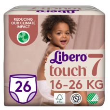 Подгузники LIBERO Touch размер 7 26 шт 16-26 кг Подгузники LIBERO Touch размер 7 26 шт 16-26 кг