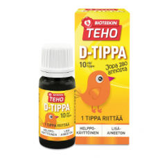 Витамин D для взрослых и детей Teho vitamin D - tippa 8мл Витамин D для взрослых и детей Teho vitamin D - tippa 8мл