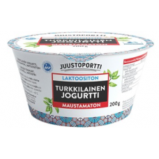 Турецкий йогурт Juustoportti Turkkilainen Jogurtti Laktoositon 200 г без лактозы Турецкий йогурт Juustoportti Turkkilainen Jogurtti Laktoositon 200 г без лактозы