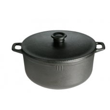 Чугунная кастрюля с крышкой Fiskars Brasserie pata 4,5л / 24см Чугунная кастрюля с крышкой Fiskars Brasserie pata 4,5л / 24см