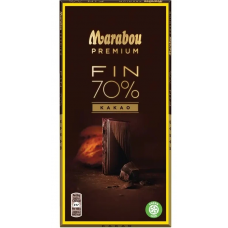 Плиточный темный шоколад Marabou Premium Dark 70% 100г Плиточный темный шоколад Marabou Premium Dark 70% 100г