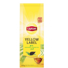 Черный листовой чай Lipton Yellow Label 150 г Черный листовой чай Lipton Yellow Label 150 г