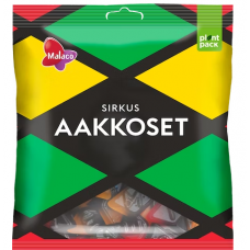 Конфеты с лакрицей Malaco Sirkus Aakkoset 340г Конфеты с лакрицей Malaco Sirkus Aakkoset 340г