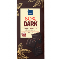 Плиточный шоколад Rainbow Dark 80 % tumma suklaa 100г Плиточный шоколад Rainbow Dark 80 % tumma suklaa 100г
