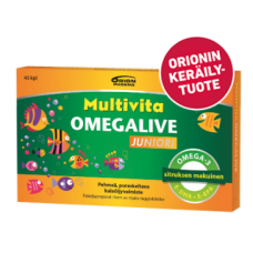 Жевательные витамины MULTIVITA OMEGALIVE JUNIORI 45 шт Жевательные витамины MULTIVITA OMEGALIVE JUNIORI 45 шт