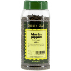 Черный перец горошком Golden Star Mustapippuri Svaripeppar 400г Черный перец горошком Golden Star Mustapippuri Svaripeppar 400г