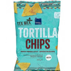 Хрустящие соленые кукурузные чипсы Rainbow Tex Mex Tortilla Chips 200г Хрустящие соленые кукурузные чипсы Rainbow Tex Mex Tortilla Chips 200г