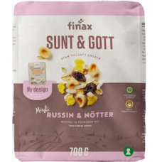 Мюсли с изюмом и грецкими орехами Finax Sunt & Gott 700 г Мюсли с изюмом и грецкими орехами Finax Sunt & Gott 700 г