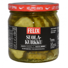 Маринованные огурцы ломтиками Felix Suola Kurkku 400/215 г Маринованные огурцы ломтиками Felix Suola Kurkku 400/215 г