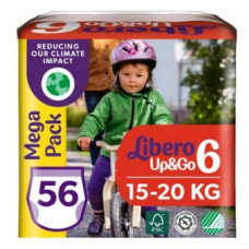 Трусики Libero Up&Go Mega Pack размер 6, 13-20кг 56шт Трусики Libero Up&Go Mega Pack размер 6, 13-20кг 56шт