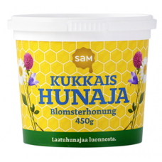 Цветочный мёд кристаллический SAM Kukkais hunaja 450г Цветочный мёд кристаллический SAM Kukkais hunaja 450г