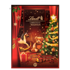 Шоколадный календарь Lindt CHRISTMAS TRADITION 253г нуга и молочный шоколад Шоколадный календарь Lindt CHRISTMAS TRADITION 253г нуга и молочный шоколад