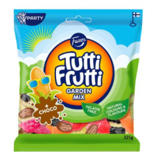 Конфеты Фруктовые Fazer Tutti Frutti Garden Mix 325г Конфеты Фруктовые Fazer Tutti Frutti Garden Mix 325г