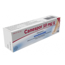 Эмульсия крем при грибковых заболеваниях кожи Kanespor 10 MG/G 20г Эмульсия крем при грибковых заболеваниях кожи Kanespor 10 MG/G 20г