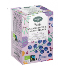 Белый органический чай Nordqvist Hella valkoinen tee & mustaherukka 20x1,5г с ароматом черной смородины Белый органический чай Nordqvist Hella valkoinen tee & mustaherukka 20x1,5г с ароматом черной смородины