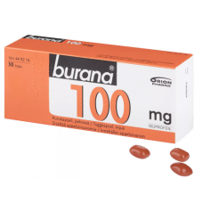 Обезболивающие таблетки BURANA 100 мг 30 таб Обезболивающие таблетки BURANA 100 мг 30 таб