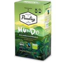 Кофе молотый органический Paulig Mundo Colombia & Honduras 450г Кофе молотый органический Paulig Mundo Colombia & Honduras 450г