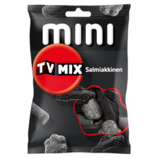 Лакричные конфеты Mini Tv Mix Salmiakkinen 110г Лакричные конфеты Mini Tv Mix Salmiakkinen 110г