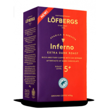 Молотый кофе Lofbergs Inferno Extra Dark 450г Молотый кофе Lofbergs Inferno Extra Dark 450г
