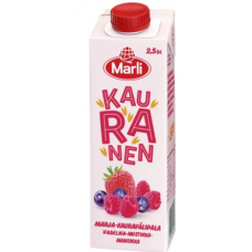 Напиток овсяный Marli Kauranen Малина-Черника-Клубника 0,25л Напиток овсяный Marli Kauranen Малина-Черника-Клубника 0,25л