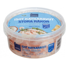 Очищенные креветки в рассоле Rainbow Katkaravut 360 /170 г Очищенные креветки в рассоле Rainbow Katkaravut 360 /170 г