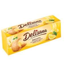 Печенье Delisana с лимонным кремом 150г Печенье Delisana с лимонным кремом 150г