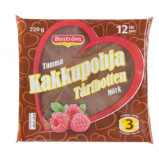 Основа для торта с какао E. Bostrom Tumma Kakkupohja 220г Основа для торта с какао E. Bostrom Tumma Kakkupohja 220г