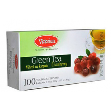 Чай зеленый Victorian Cranberry 100 шт с клюквой Чай зеленый Victorian Cranberry 100 шт с клюквой
