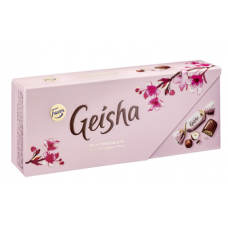 Шоколадные конфеты Fazer Geisha с фундуком и нугой 270 г Шоколадные конфеты Fazer Geisha с фундуком и нугой 270 г