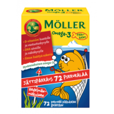 Витамины рыбки Moller Omega-3 72 шт Витамины рыбки Moller Omega-3 72 шт