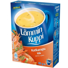 Сухой суп с креветками Bla Band Lammin Kuppi Katkarapukeitto 3X23г Сухой суп с креветками Bla Band Lammin Kuppi Katkarapukeitto 3X23г