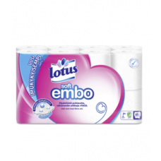 Туалетная бумага Lotus Soft Embo 16 шт Туалетная бумага Lotus Soft Embo 16 шт