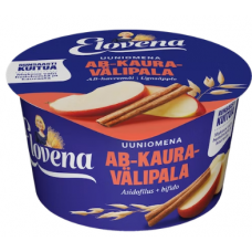 Овсяный йогурт Elovena uuniomena AB-kauravalipala 150г печеное яблоко Овсяный йогурт Elovena uuniomena AB-kauravalipala 150г печеное яблоко