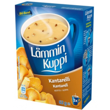 Сухой готовый суп с лисичками Bla Band Lammin Kuppi Vahalaktoosinen Kantarellikeitto 3X20г Сухой готовый суп с лисичками Bla Band Lammin Kuppi Vahalaktoosinen Kantarellikeitto 3X20г