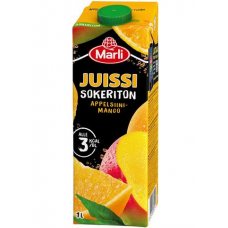 Напиток апельсин-манго без сахара Marli Juissi Sokeriton Appelsiini-mangomehujuoma 1л Напиток апельсин-манго без сахара Marli Juissi Sokeriton Appelsiini-mangomehujuoma 1л