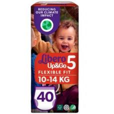 Подгузники Libero Up&Go размер 5, 40шт, на вес 10-14кг Подгузники Libero Up&Go размер 5, 40шт, на вес 10-14кг