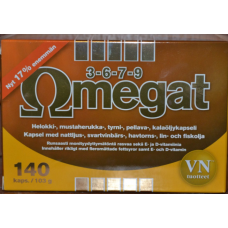 Капсулы с витаминами Via Naturale Omegat 3-6-7-9 140 шт Капсулы с витаминами Via Naturale Omegat 3-6-7-9 140 шт