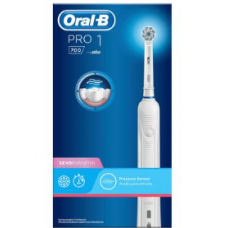 Ультратонкая электрическая зубная щетка Oral-B PRO1 700 White Sensi Ультратонкая электрическая зубная щетка Oral-B PRO1 700 White Sensi