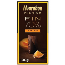Плиточный шоколад Marabou Premium 70% какао апельсин 100 г Плиточный шоколад Marabou Premium 70% какао апельсин 100 г
