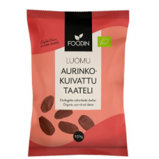 Вяленые финики органические Foodin Aurinkokuivattu taateli 250г Вяленые финики органические Foodin Aurinkokuivattu taateli 250г