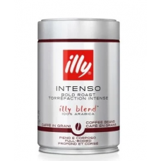 Темный кофе в зернах Illy Espresso Intenso Dark 250г в банке Темный кофе в зернах Illy Espresso Intenso Dark 250г в банке