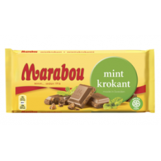 Плиточный шоколад Marabou Mint krokant 200г со вкусом мяты Плиточный шоколад Marabou Mint krokant 200г со вкусом мяты