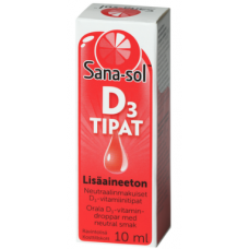 Капли Sana-sol D3 tipat 10 мл Капли Sana-sol D3 tipat 10 мл