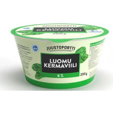 Сметана органическая Juustoportti Luomu Kermaviili 200г Сметана органическая Juustoportti Luomu Kermaviili 200г