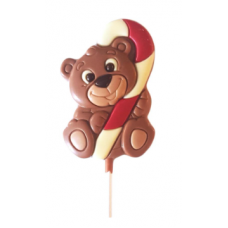 Шоколадный леденец на палочке Belfine Christmas Santa 35г молочно-белый шоколад Шоколадный леденец на палочке Belfine Christmas Santa 35г молочно-белый шоколад