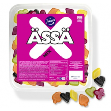 Ассорти жевательных конфет Fazer Assa Mix Irtokarkkilaatikko 800г в коробке Ассорти жевательных конфет Fazer Assa Mix Irtokarkkilaatikko 800г в коробке