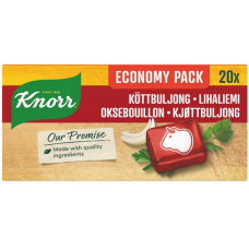 Кубики мясного бульона Knorr lihaliemi 20x10г Кубики мясного бульона Knorr lihaliemi 20x10г