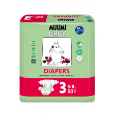 Подгузники Muumi Baby Diapers 3 50 шт 5-8 кг Подгузники Muumi Baby Diapers 3 50 шт 5-8 кг