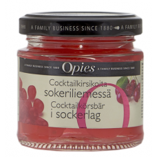 Коктейльная вишня в сиропе Opies 130/70г Коктейльная вишня в сиропе Opies 130/70г
